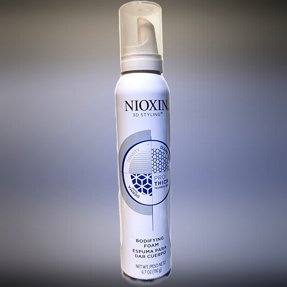 Nioxin Bodifying Foam, Hair Thickening Mousse for Thinning Hair 6.7 fl.oz